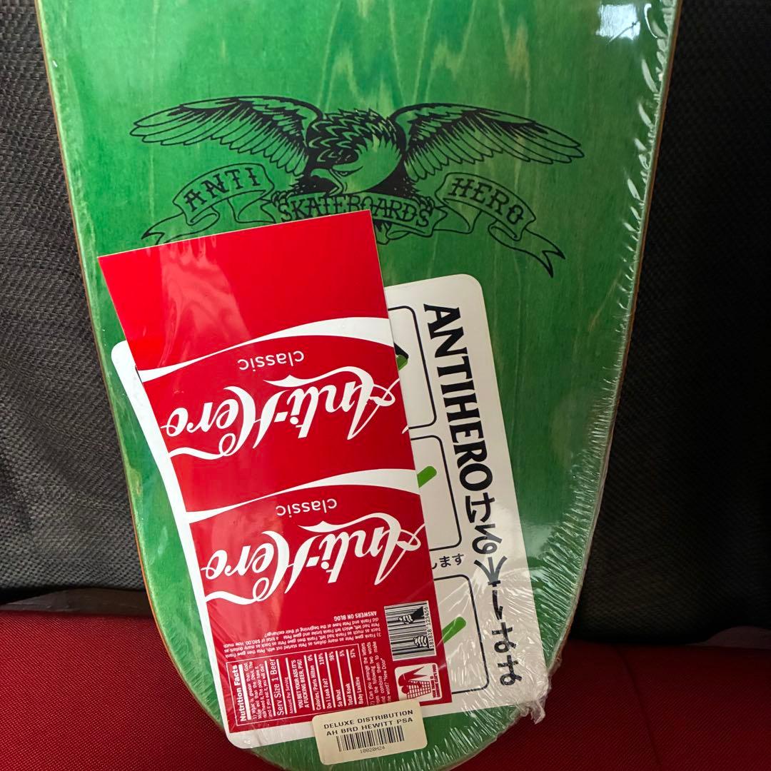 新品 ANTI HERO pictogram スケートボードデッキ 8.43
