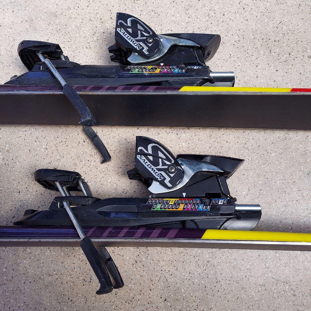 SALOMON SX 165cmスキー板 ビンディング付き