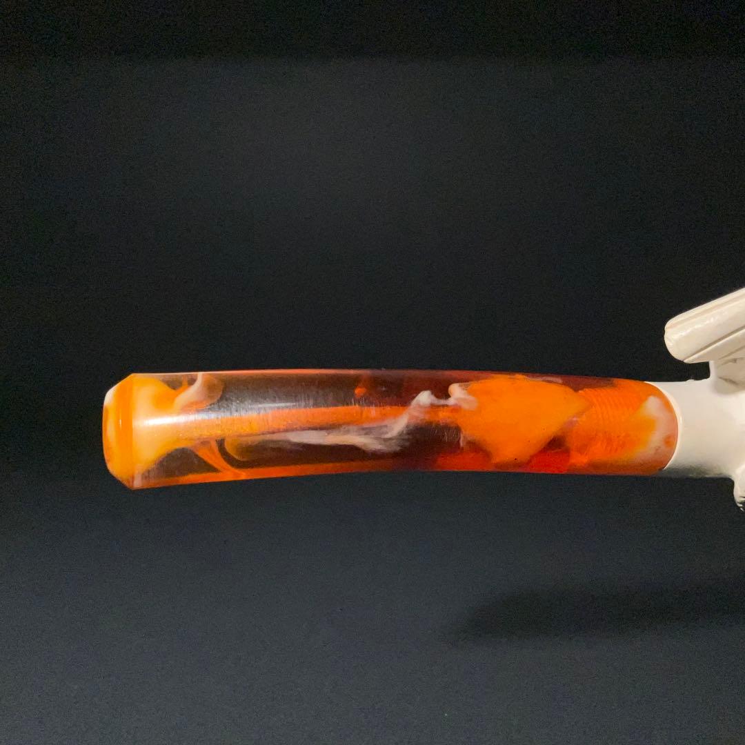 メシャム　海泡石パイプ　人物図　喫煙具　長さ14.0cm R1381お8