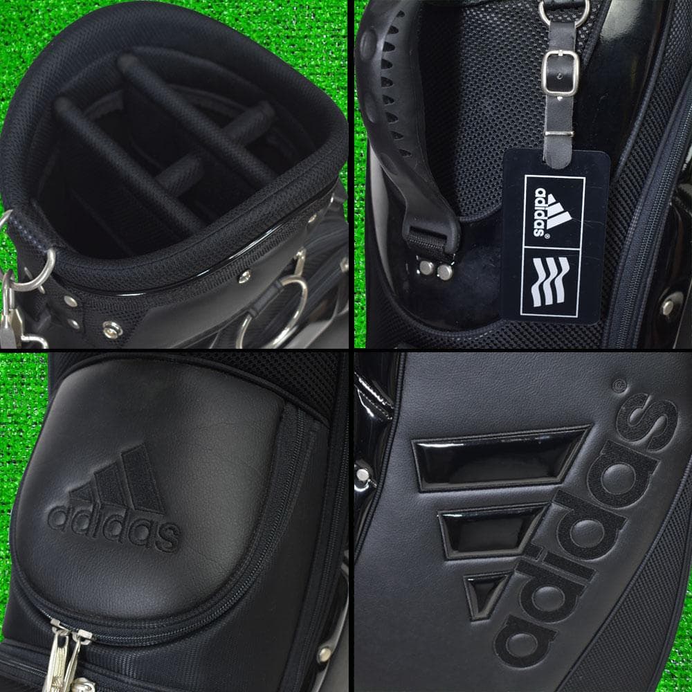 adidas アディダス ゴルフ キャディバッグ【ブラック】中古！