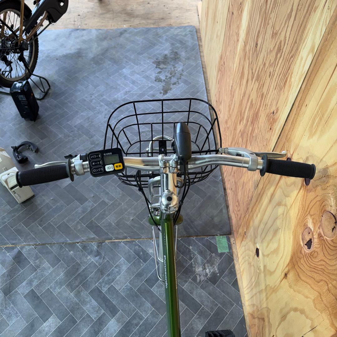 グリーン 電動アシスト自転車 シティタイプ