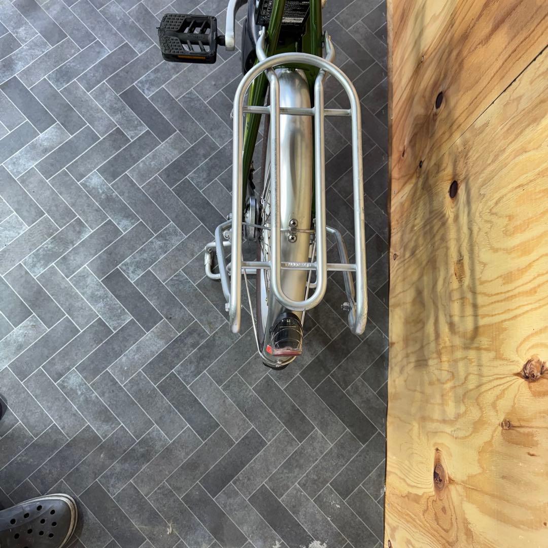 グリーン 電動アシスト自転車 シティタイプ
