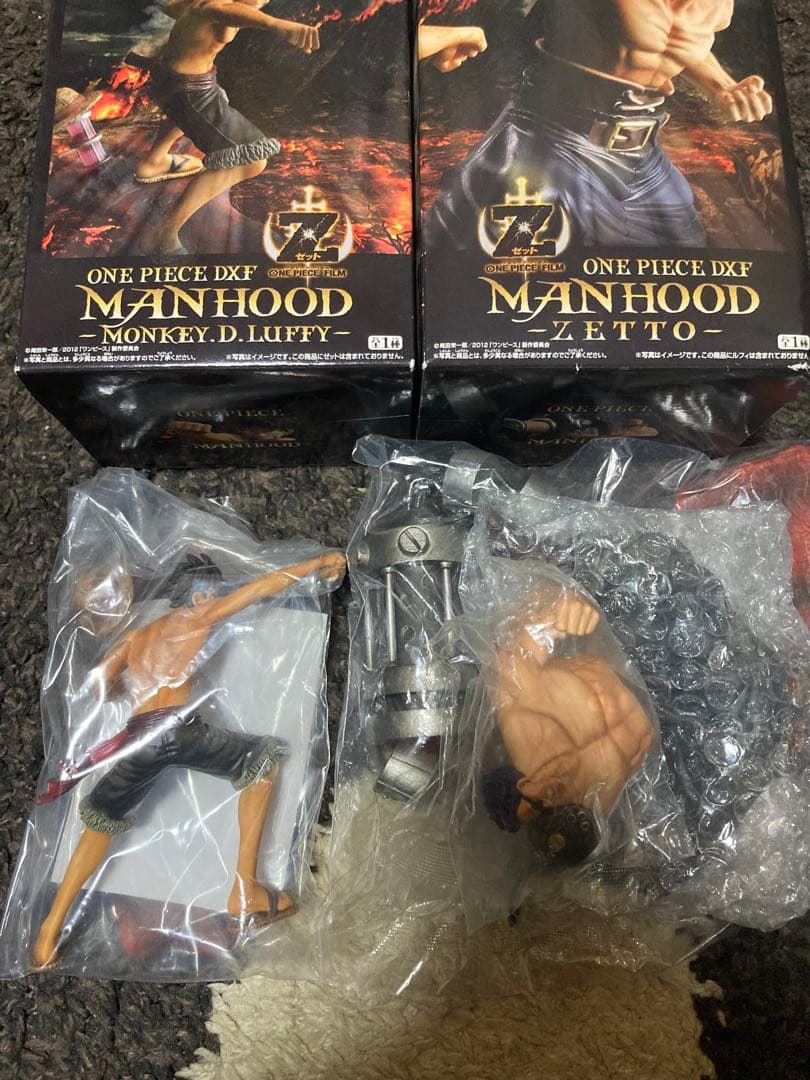 ONE PIECE DXF MANHOOD ルフィ ゼット 2体セット