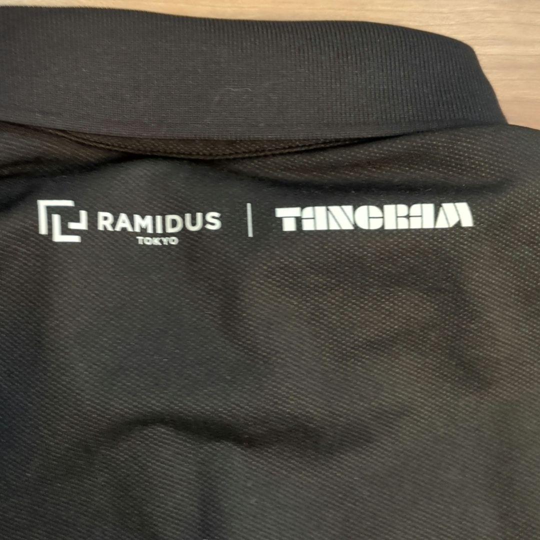 Tangram × Ramidus 黒 ポロシャツ