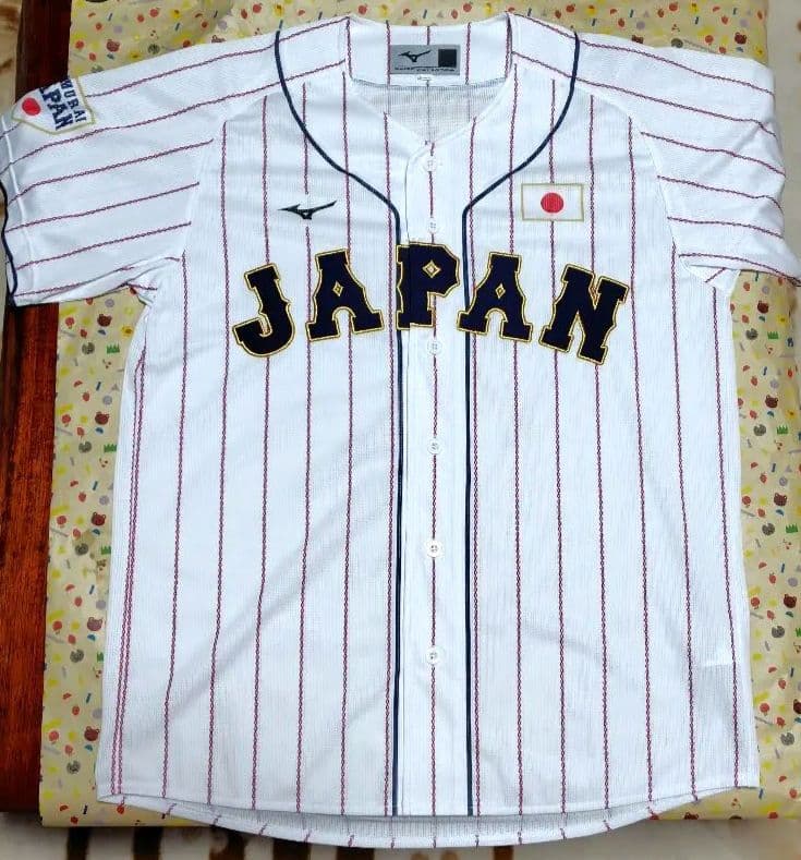 WBC 侍ジャパン 日本代表 ホーム レプリカユニフォーム 白Lサイズ中古品