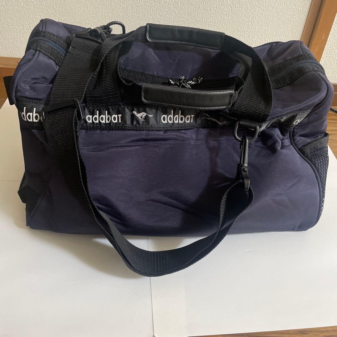 adabatネイビーキャディバッグ，ゴルフバッグ，シューズケース３点セット