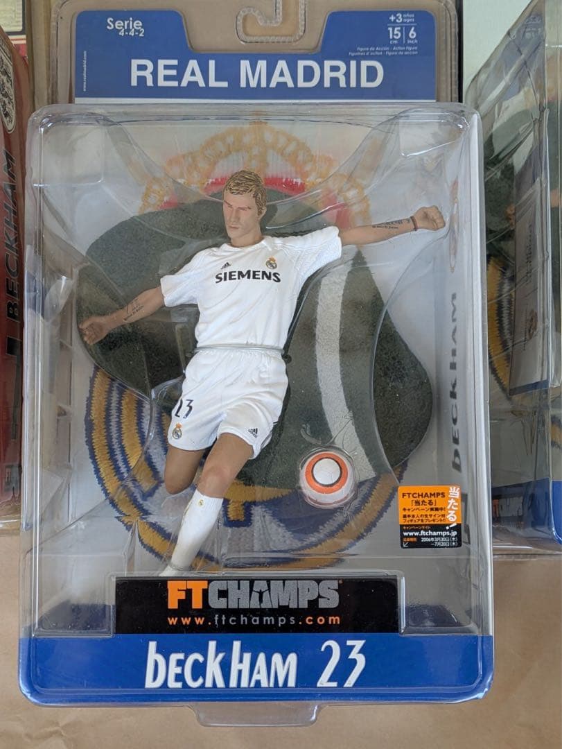 FT CHAMPS　ベッカム　フィギュア　3体セット　レアルマドリード