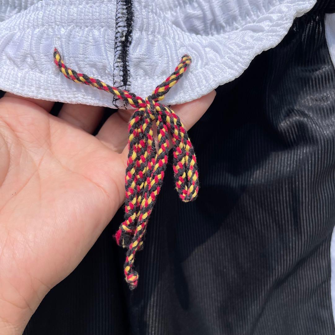 90' adidas ドイツ代表 ロゴ刺繍 3ライン入り 古着 ゲームパンツ