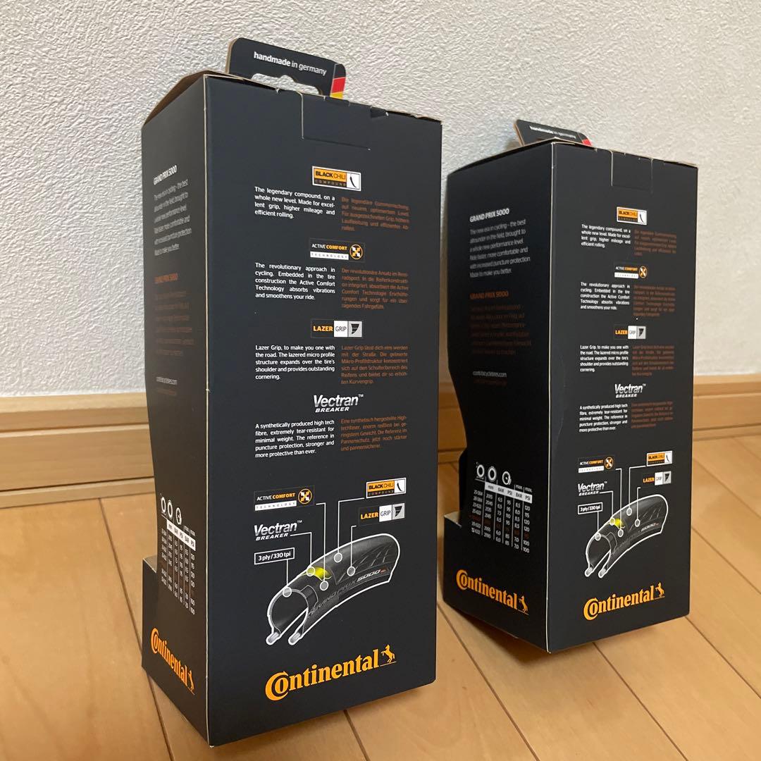 Continental Grand Prix 5000(700x28C)新品２本