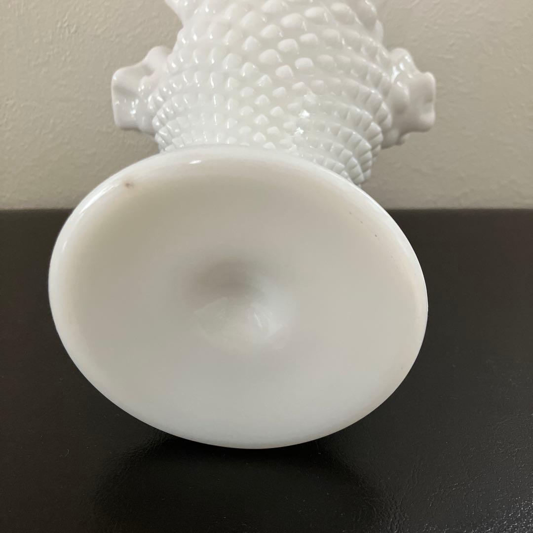フェントン　Fenton ミルクガラス　ホブネイル　フラワーベース
