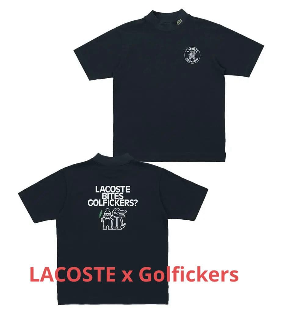新品 LACOSTE x GolfickersラコステゴルフィッカーズBlack