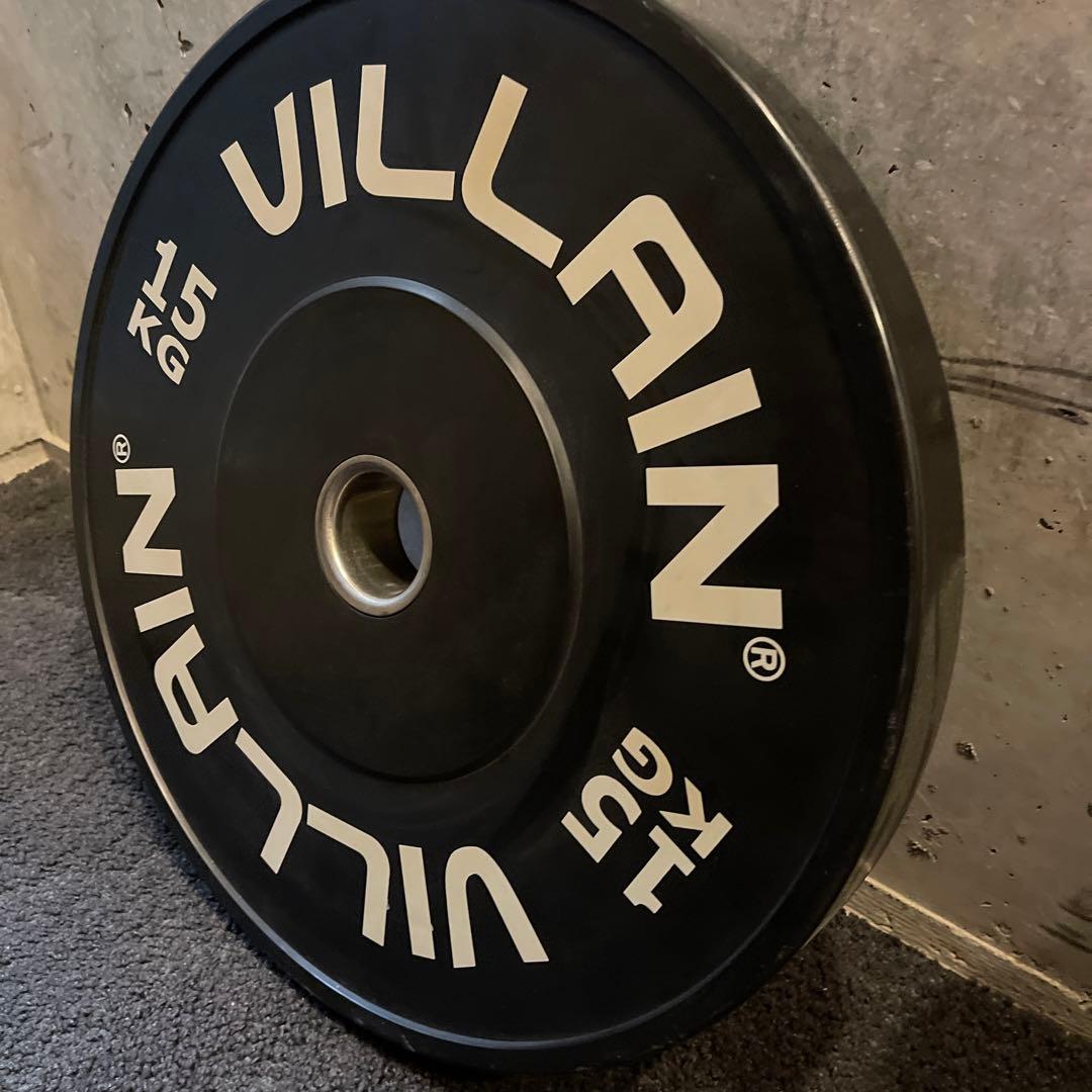 ①VILLAIN コンペティションバンパープレート 15kg