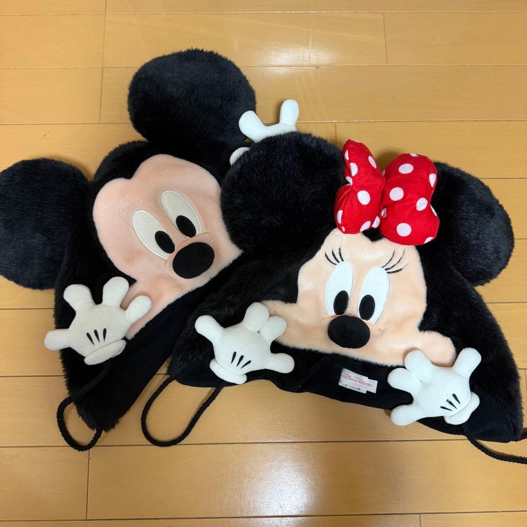 ディズニー　ファンキャップ　ミッキー・ミニーセット