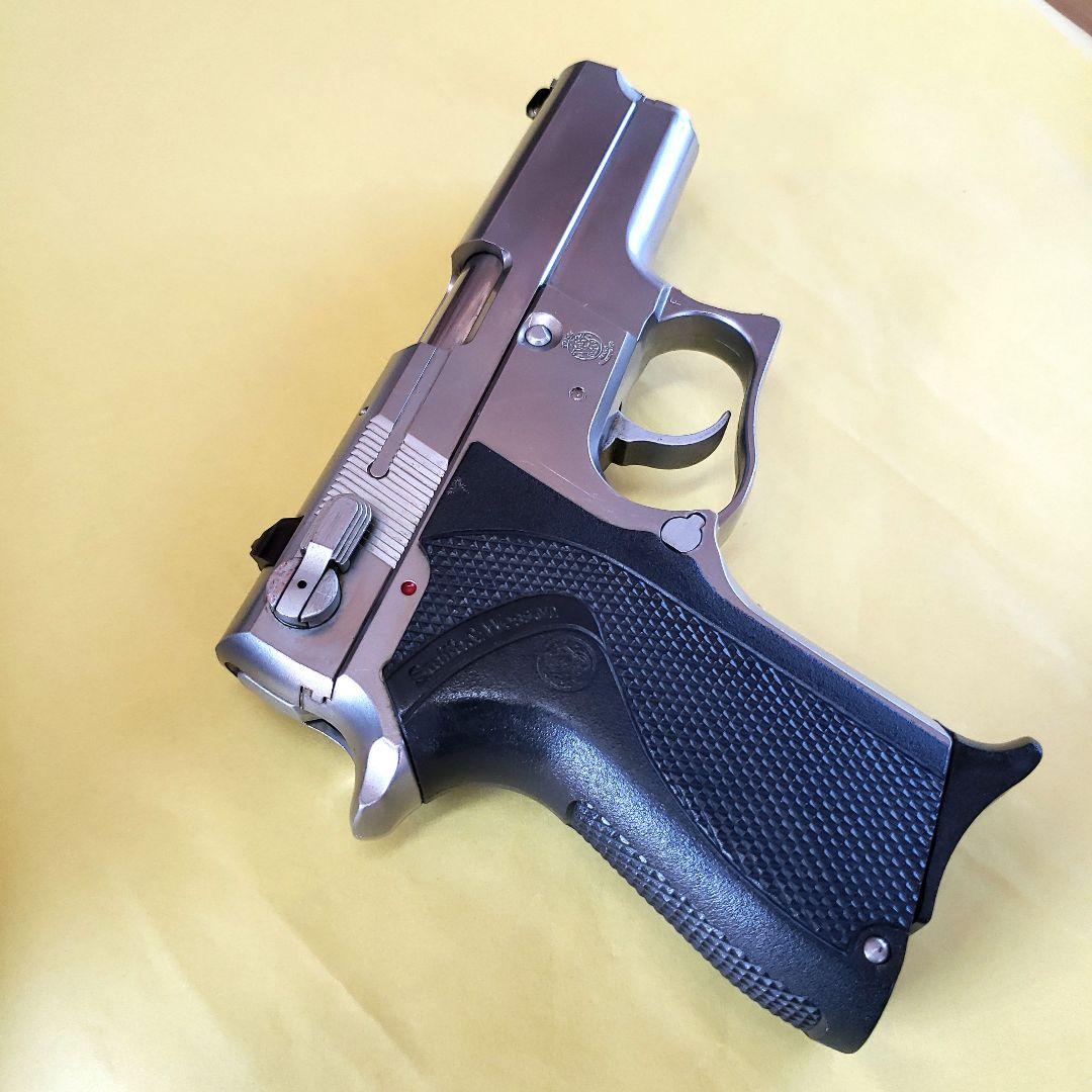 【希少】WA S&W M6906 固定スライドガスガンシルバーモデル