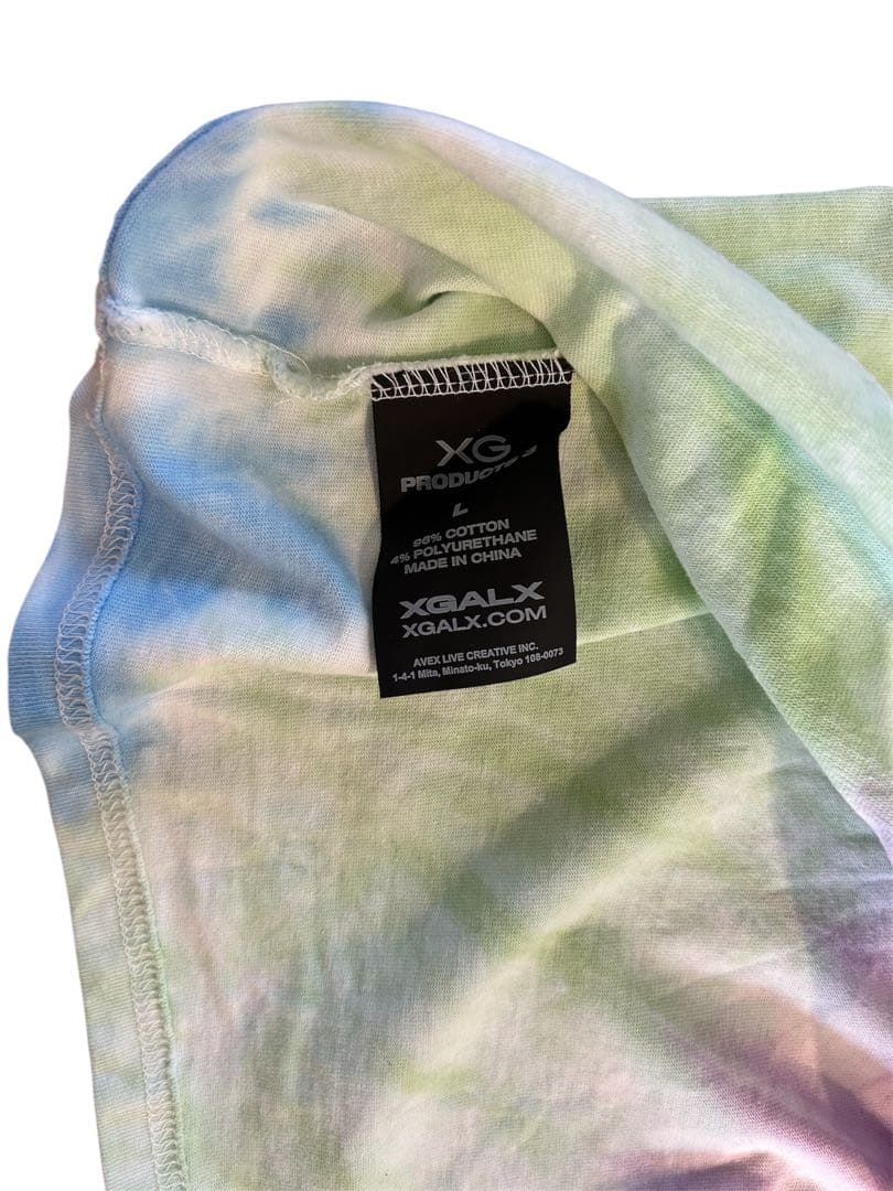 XG Tie-Dye Crew Neck Tee Lサイズ タイダイ柄