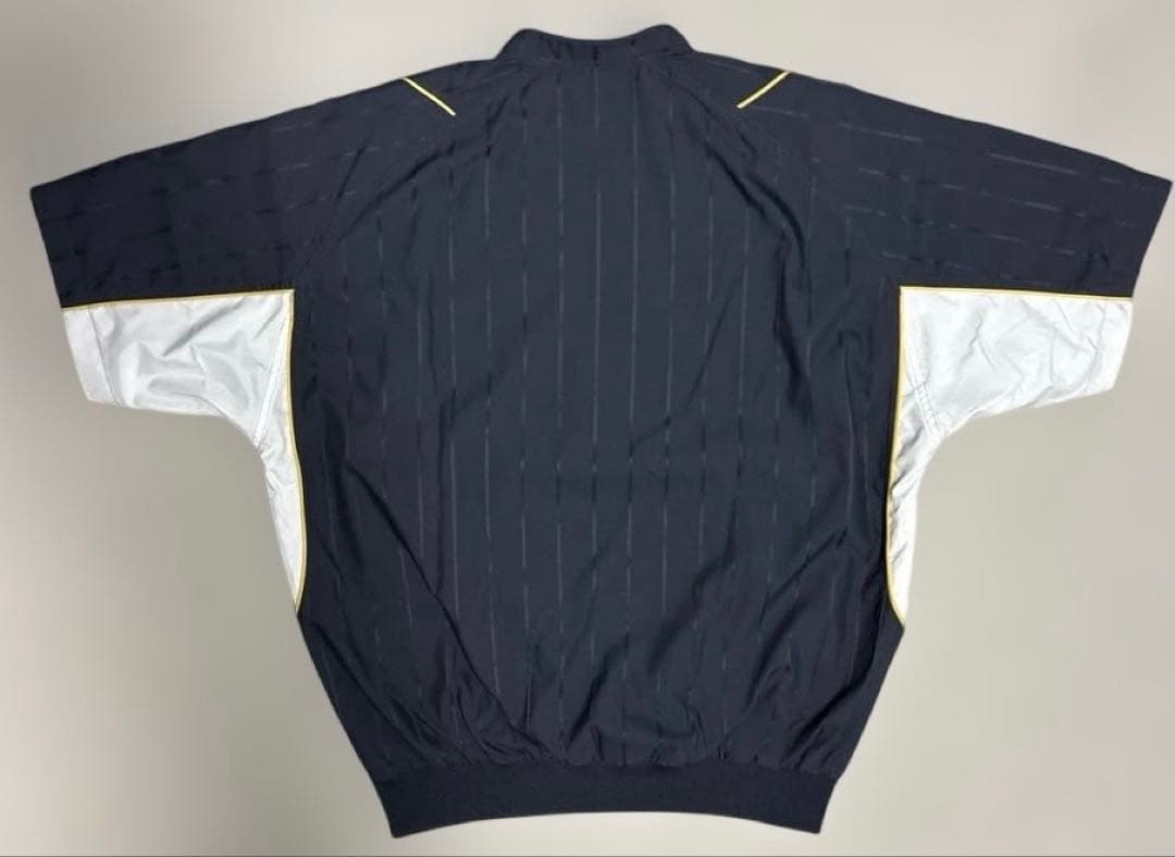 【美品】ミズノ 半袖 ジャケット ウインドブレーカー Vジャン MIZUNO
