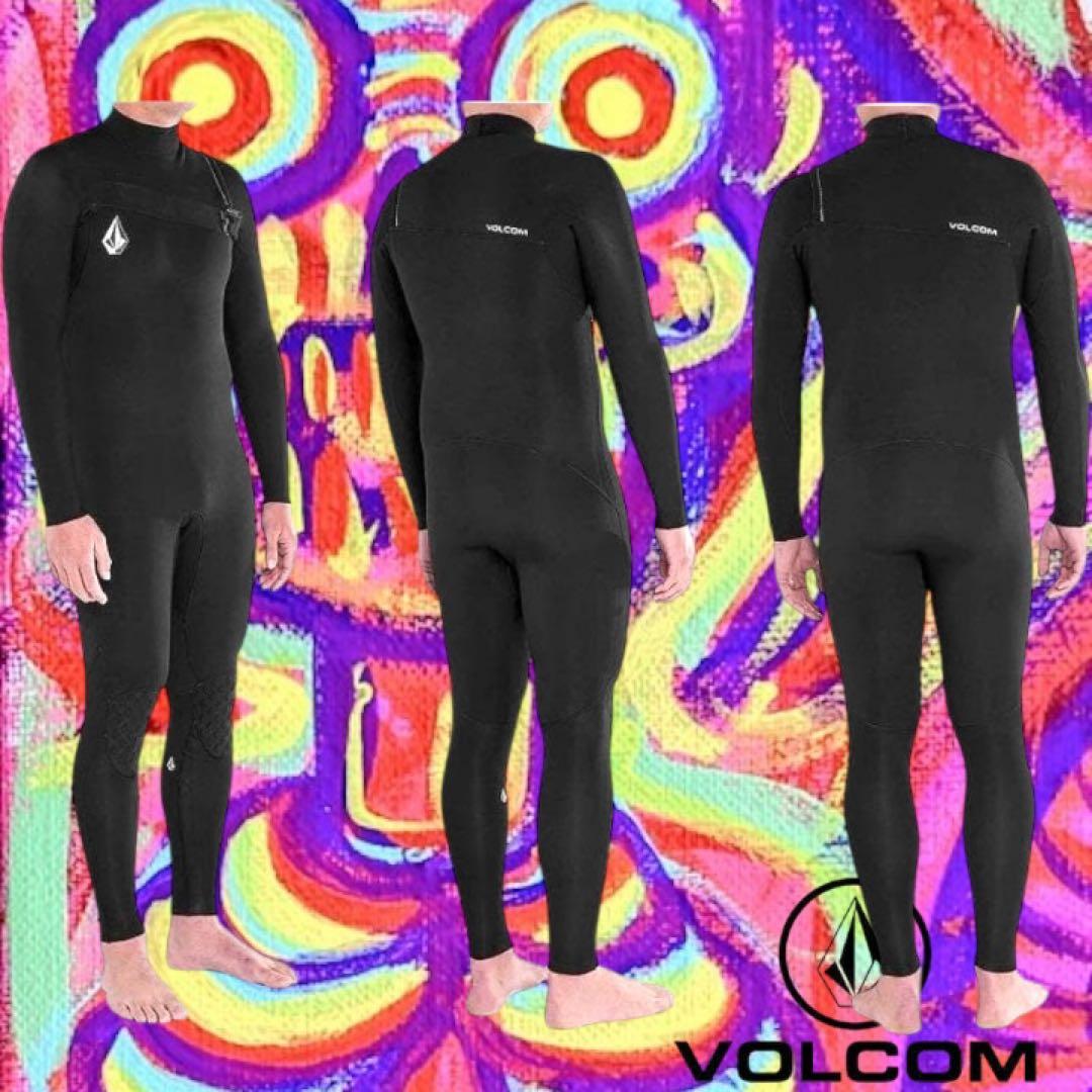 新品VOLCOMボルコム モジュレーター3/2mmチェストジップフルスーツL