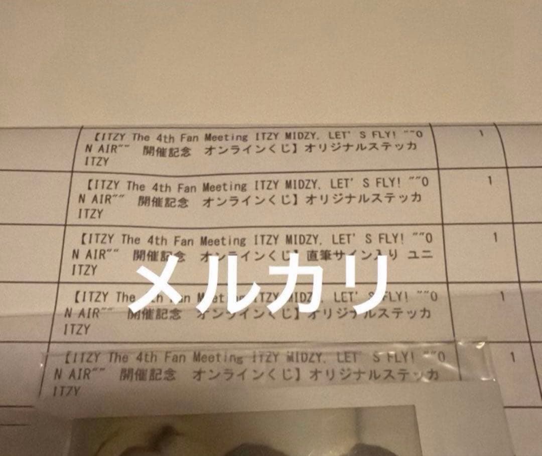 itzy イェジ チェリョン ユナ 直筆サイン チェキ ポラロイド ユニット