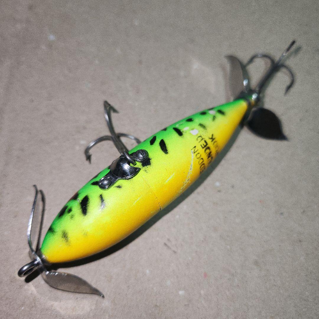 難あり★HEDDON☆80's WOUNDED-SPOOK GRA