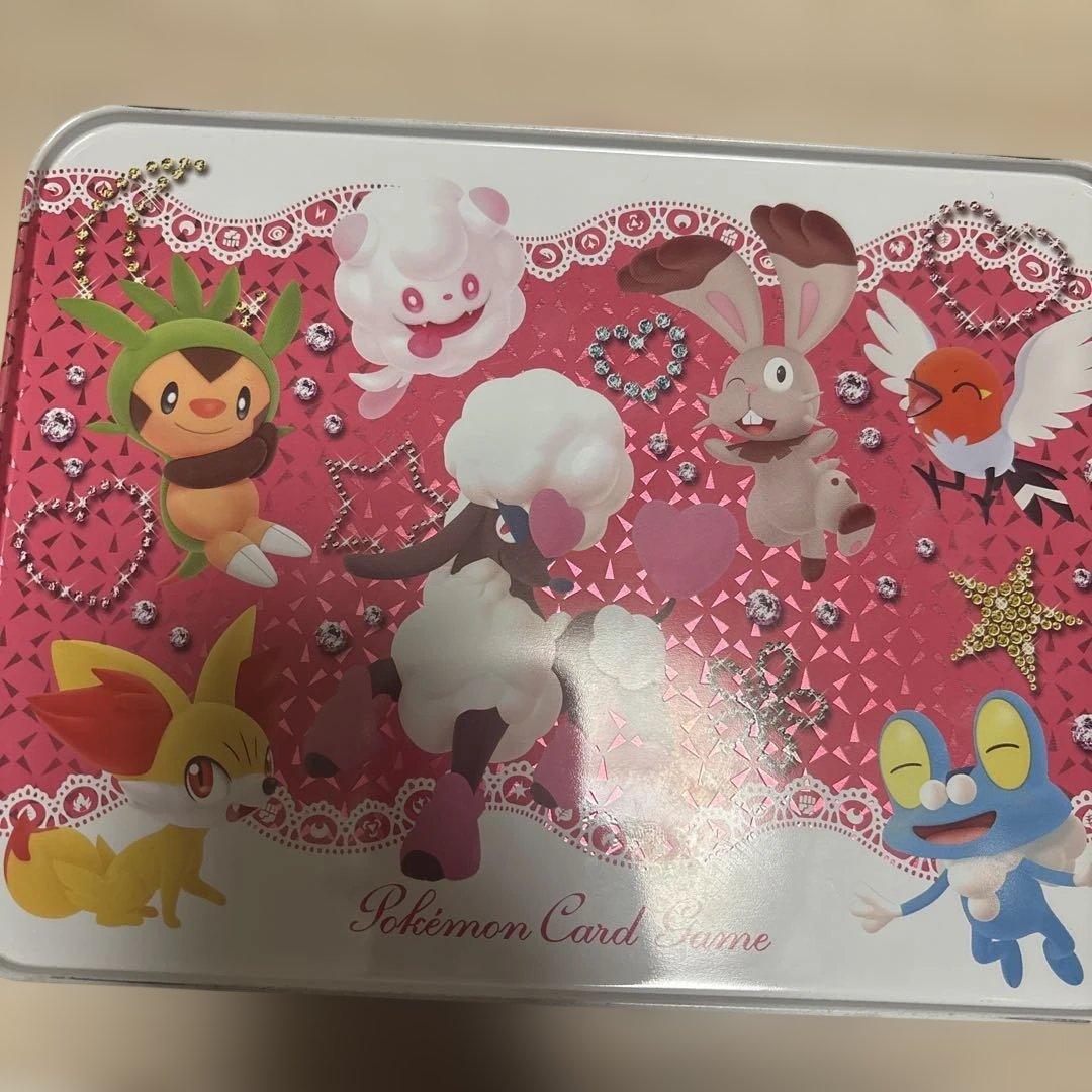 ポケモンカードゲームXY はじめてセットDX forガール ポケカ 缶ケースのみ