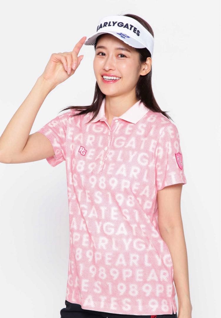 原プロ着用★人気完売パーリーゲイツPEARLYGATES半袖カノコポロシャツ