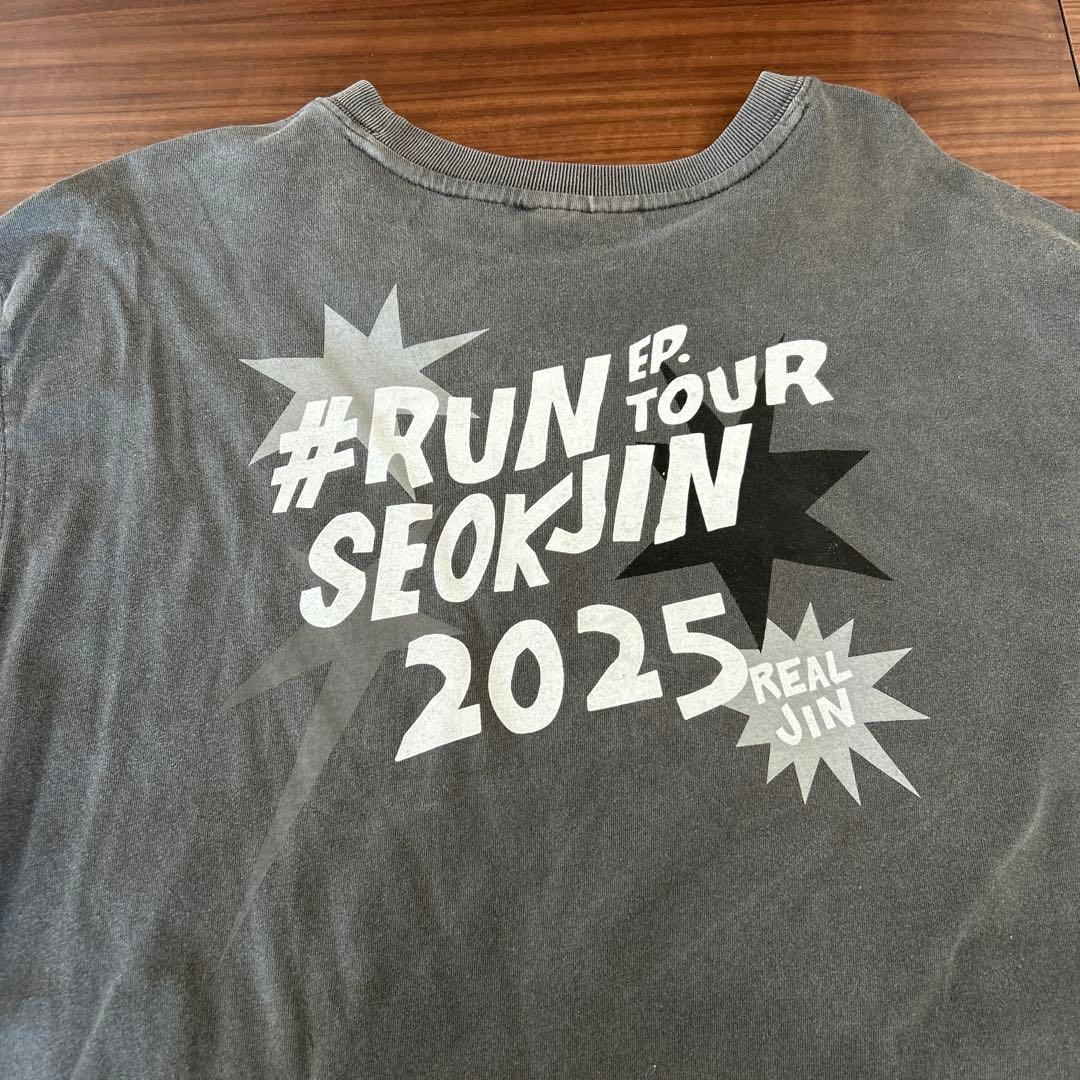 公式完売品BTS ジン ソロツアーT RUNSEOKJIN dark grey