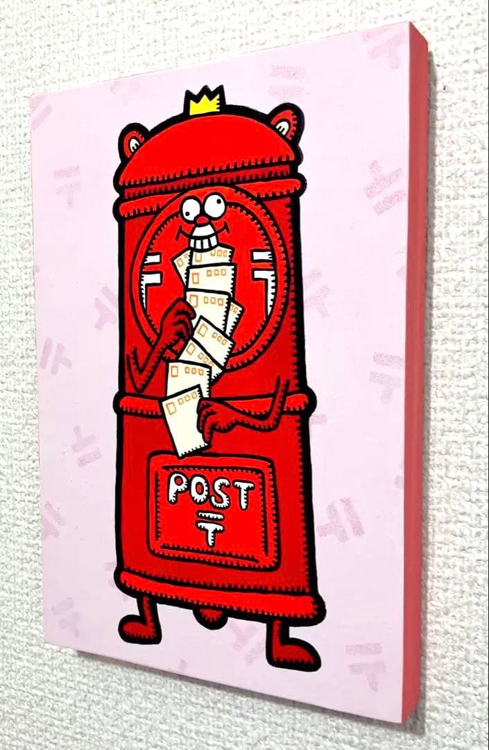 原画　ポスト ポップアート キャラクター　絵画　アクリル画　現代アート