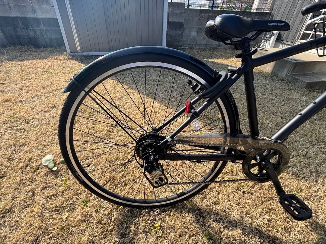 BRIDGESTONE クロスバイク LB1 マットブラック　450mm