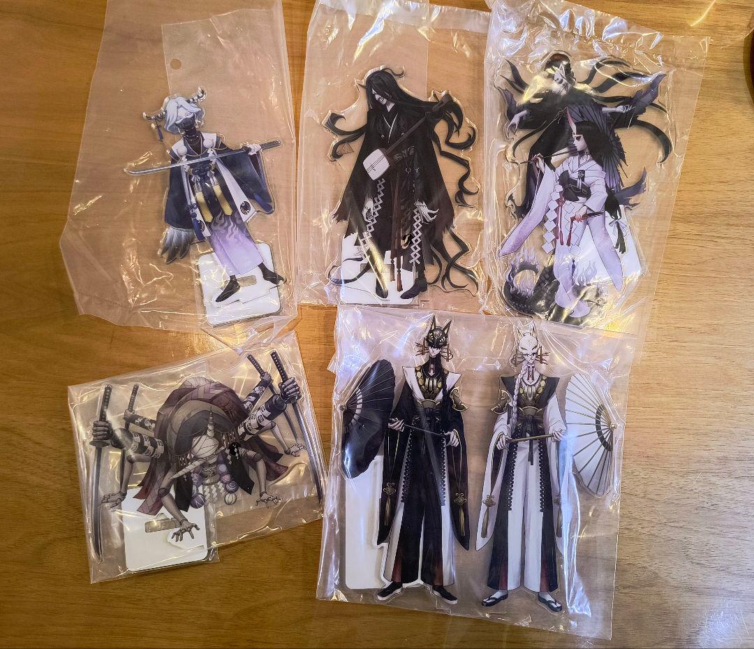 第五人格 一番くじ 第二弾 アクスタ 色紙 ラバーチャーム 妖怪 和風