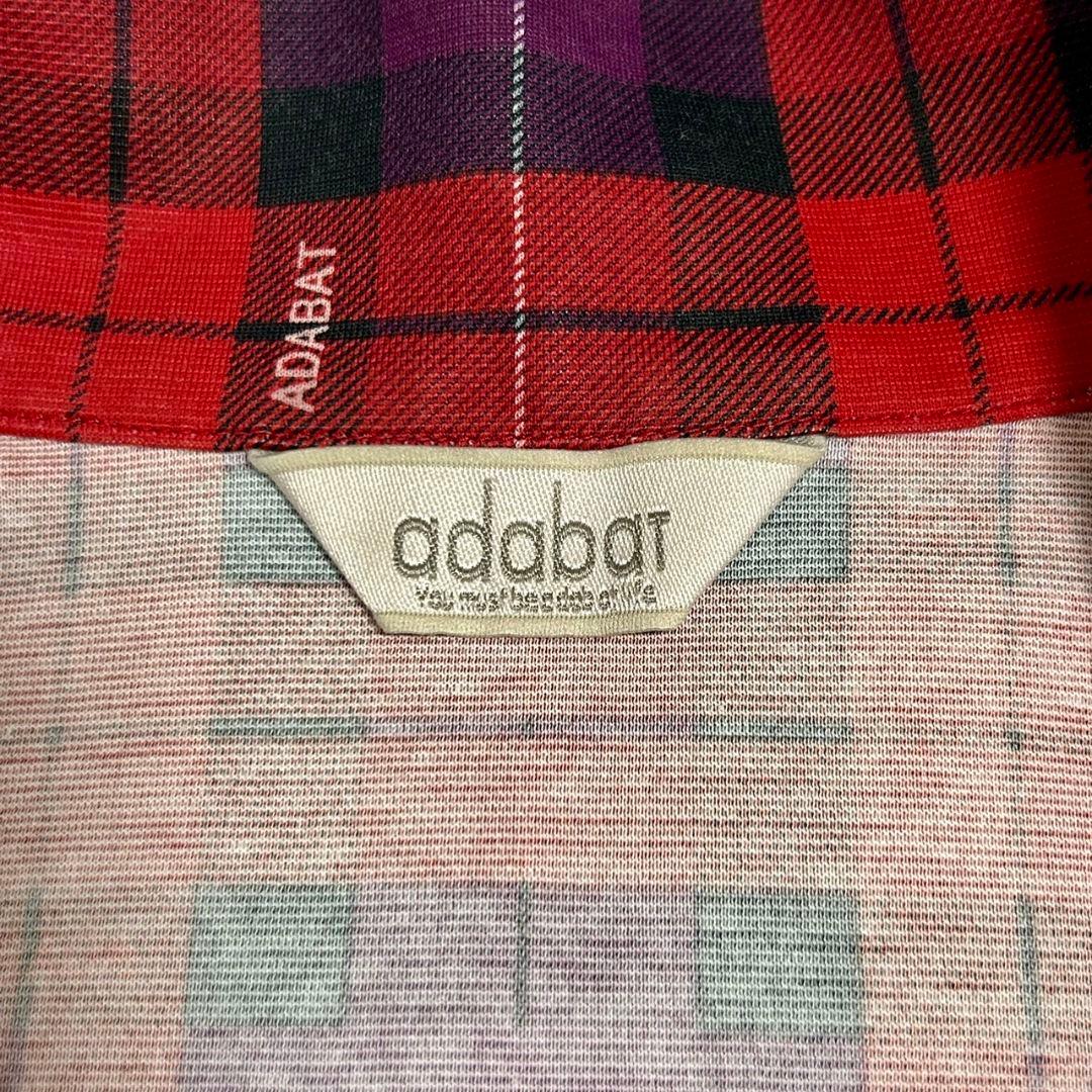 【美品】ADABAT　アダバット　ローネックシャツ　ゴルフウェア　Mサイズ