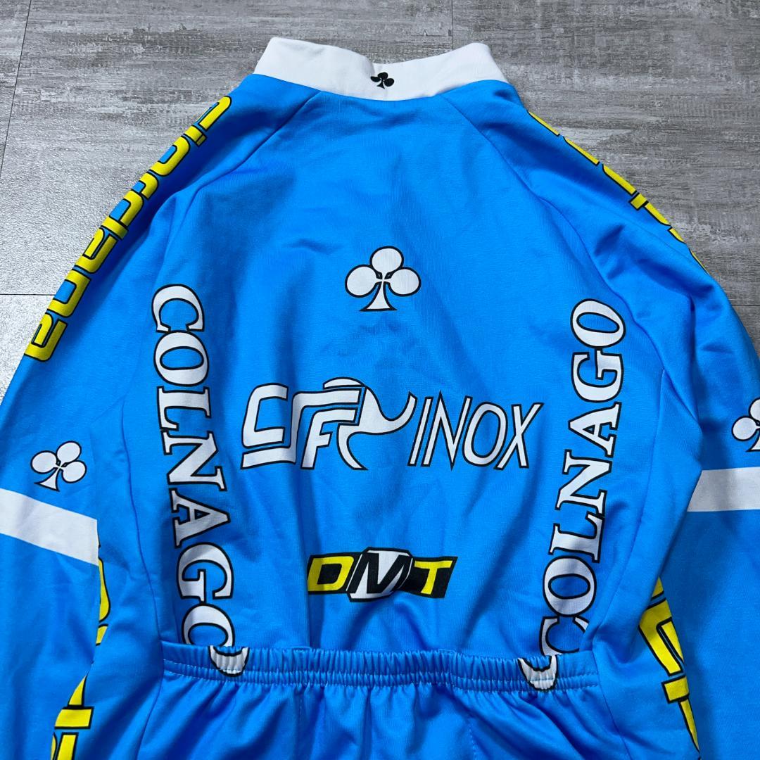 美品 COLNAGO CFR INOX サイクルジャージ 長袖 セットアップ S