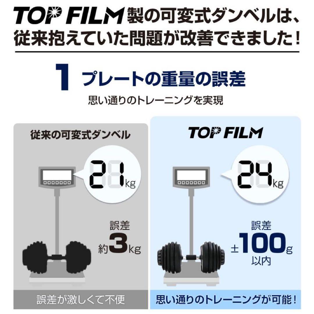 【新品】ダンベル 可変式 24kg 2個 GRAY ダイヤル 重量調節 15段階