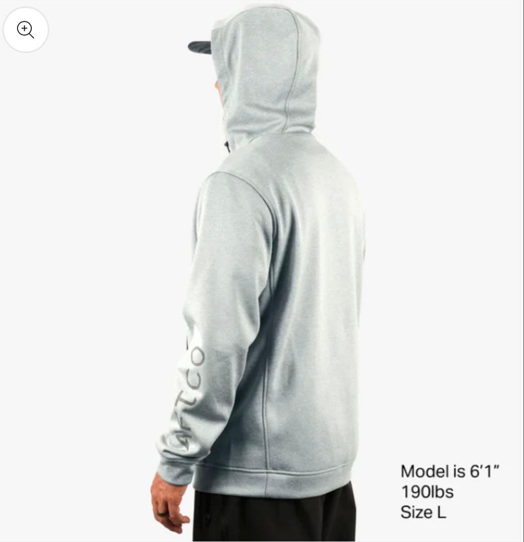 AFTCO Shadow Sweatshirt ヘザーグレー