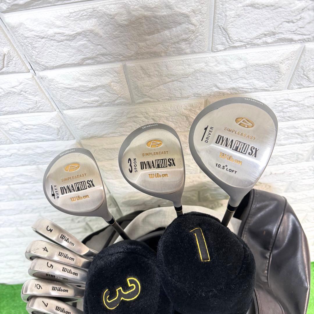 ゴルフセット　初心者応援　特価　Wilson メンズ　ラウンド仕様　飛距離抜群