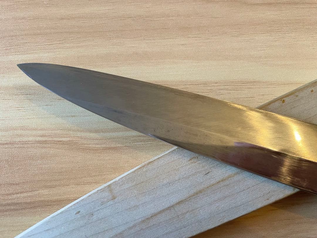 青鋼水本焼　菊一文珠四郎包永　柳葉　尺300