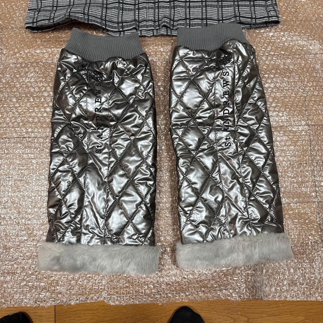 本日迄PEARLGATES他ロゴ刺繍スカート＋レッグウォーマーサイズ1新品未使用