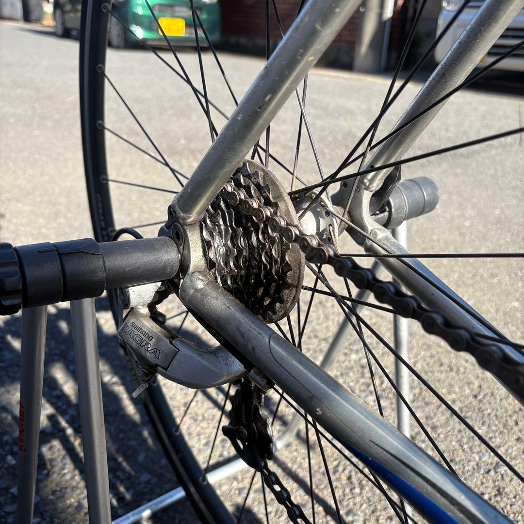 Trek 5200 シルバー 9速 ロードバイク