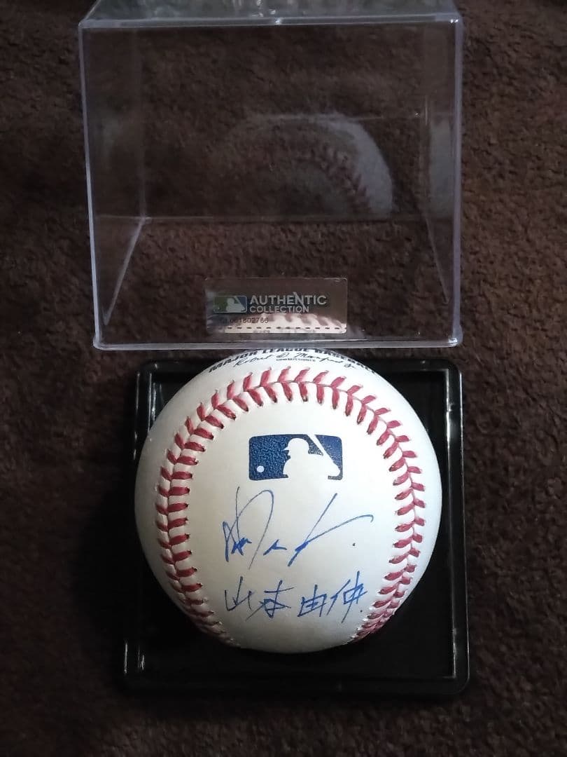 ケース付き！ 山本由伸 直筆サインボール MLB公式球