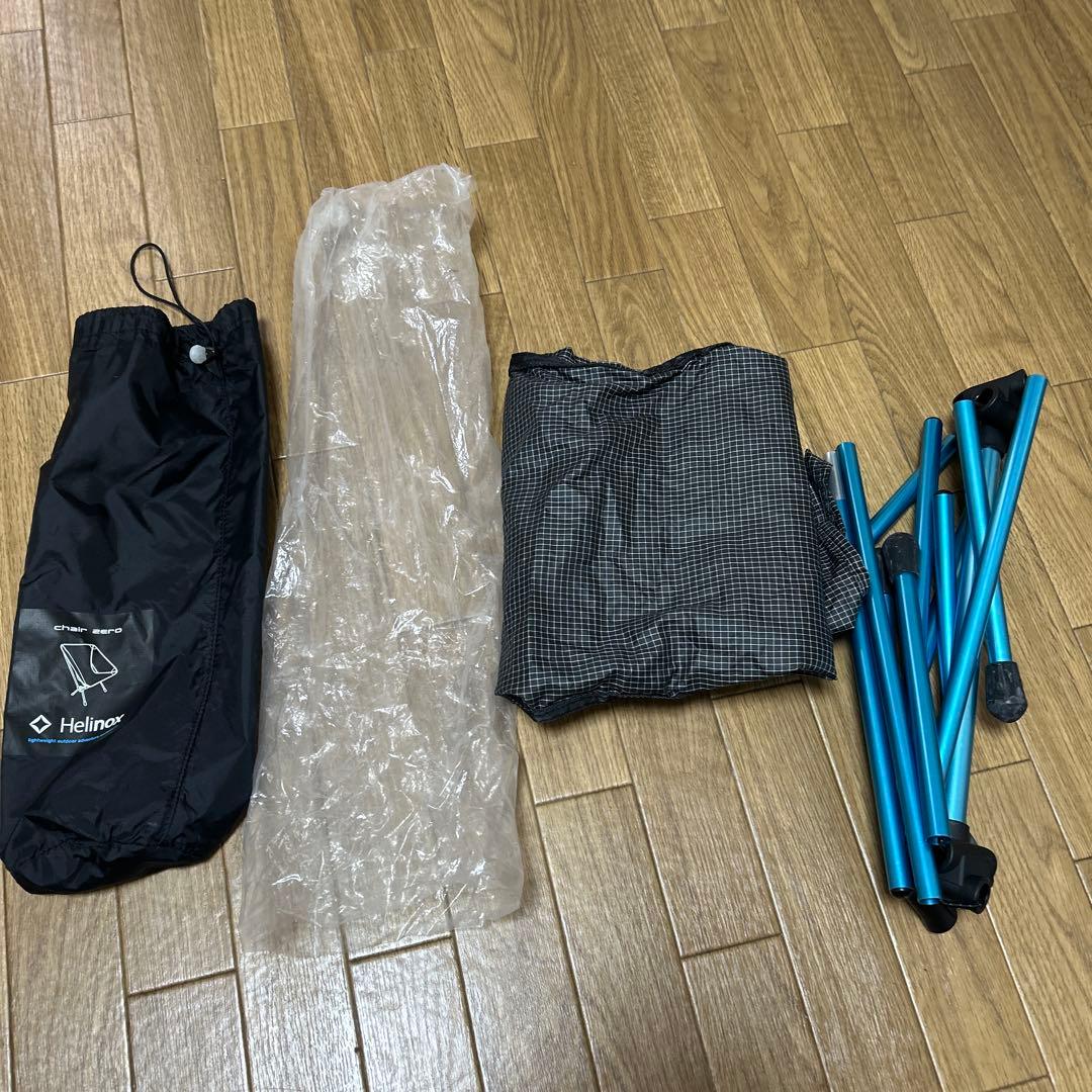 Helinox アウトドアチェア 黒 メッシュ
