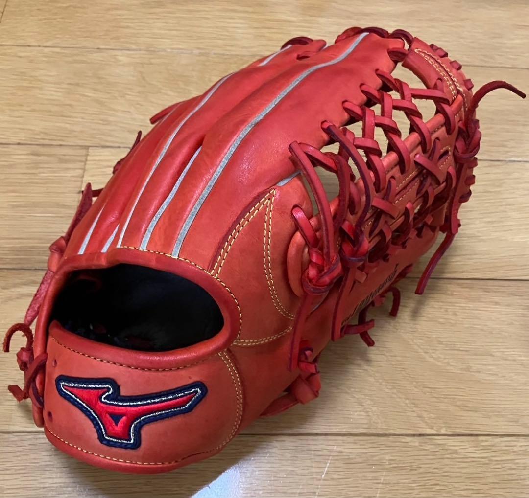 ミズノ　ビクトリーステージ　軟式用グローブ　外野用