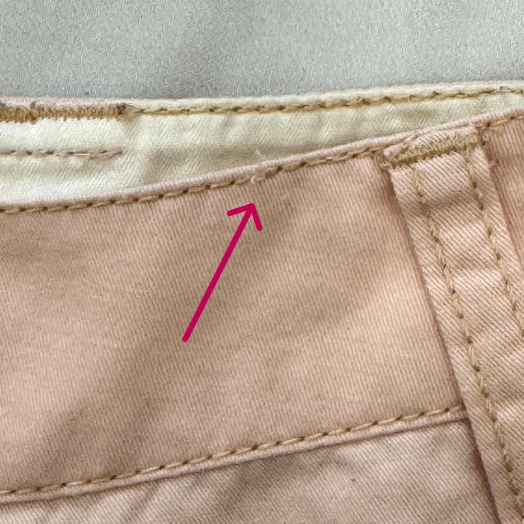 美品 パーリーゲイツ コットンリネン ショートパンツ ピンク 1 M 春夏ゴルフ