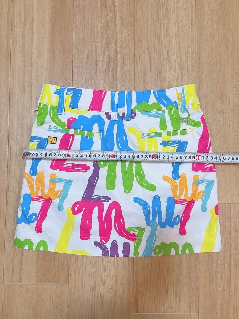 【超美品】ラウドマウス　LOUDMOUTH カラフルシャツ　スカート　Mサイズ