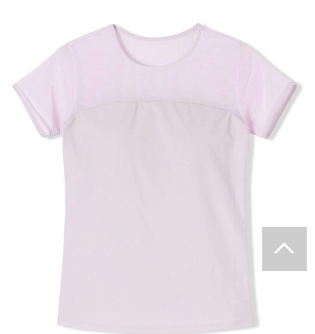 【新品タグあり】Chacott ライトトップTシャツMライラック