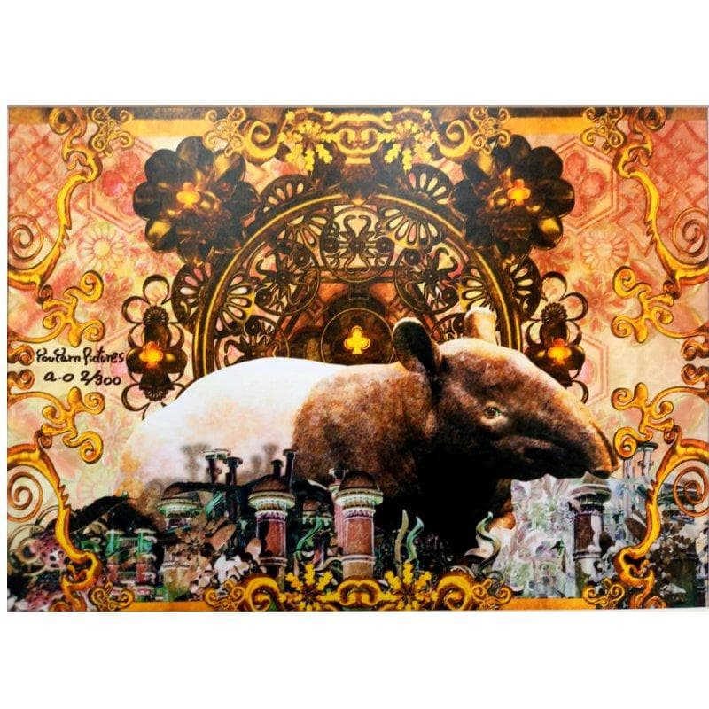 ☆松崎祐哉☆「punky Tapir」ジグレー版画　新品！