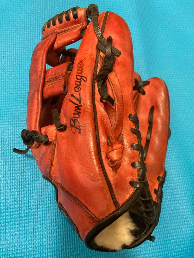 Mizuno 一般軟式グローブ ビューリーグ片岡モデルブラッドオレンジ　良型
