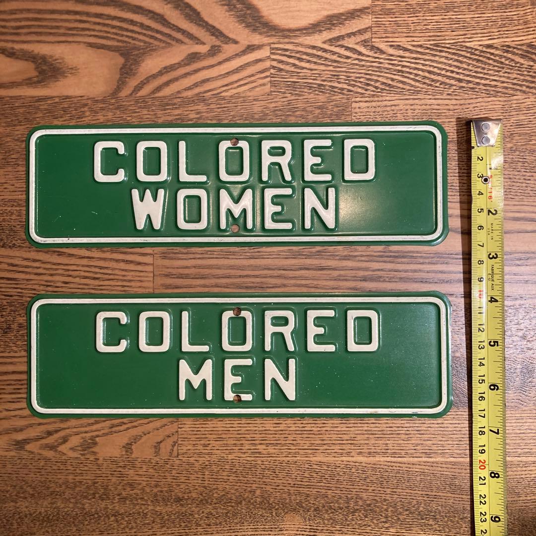 Super rare❗️2vintage l toilet signs