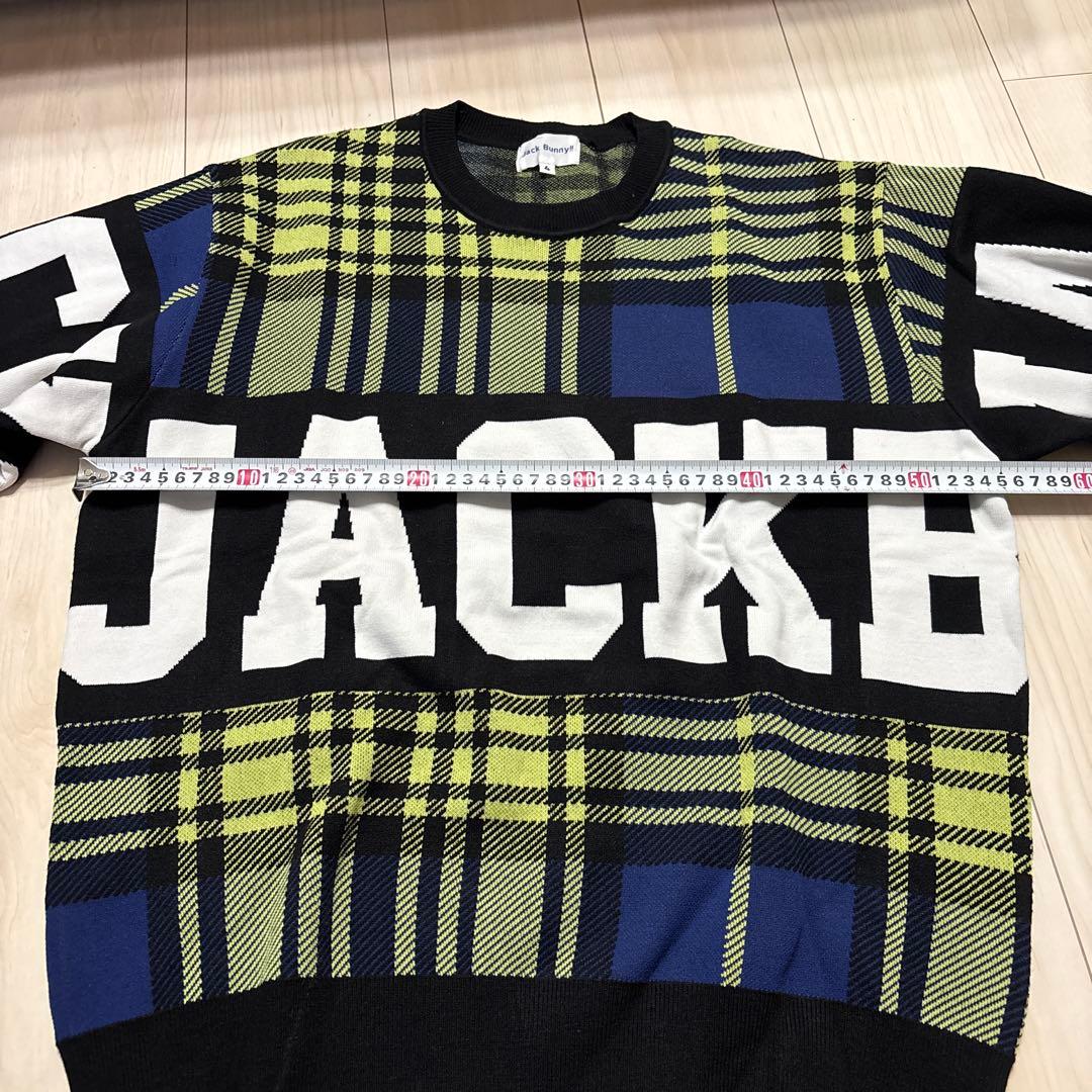 Jack Bunny!! チェック柄セーター サイズ4