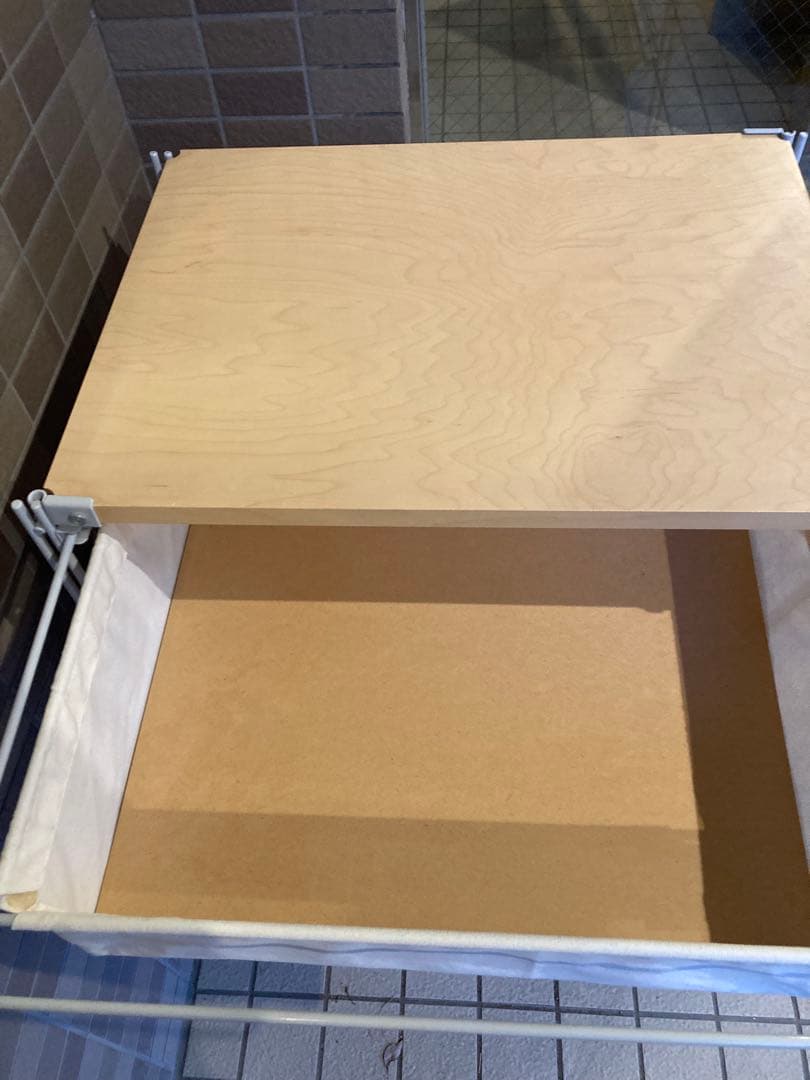 無印良品　 スチール　収納　引き出し　MUJI 帆布 ユニットシェルフ
