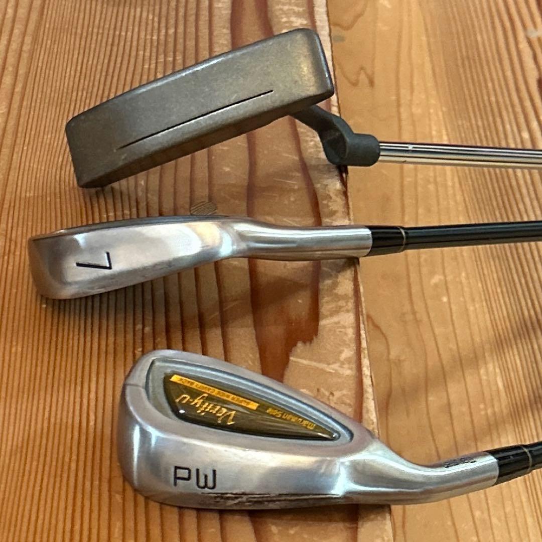 左利き用ゴルフ　フルセット　TRUSSARDI GOLF ブラック　ほぼ未使用品