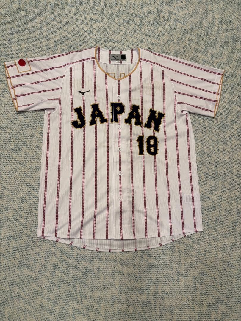 Mizuno 2026 侍ジャパンユニフォーム 山本由伸18 L
